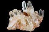 Tangerine Quartz Crystal Cluster - Madagascar #112813-3